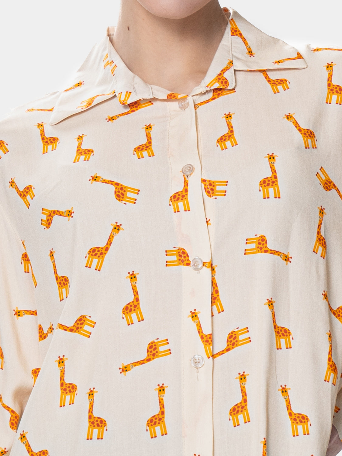 Camicia fantasia giraffe