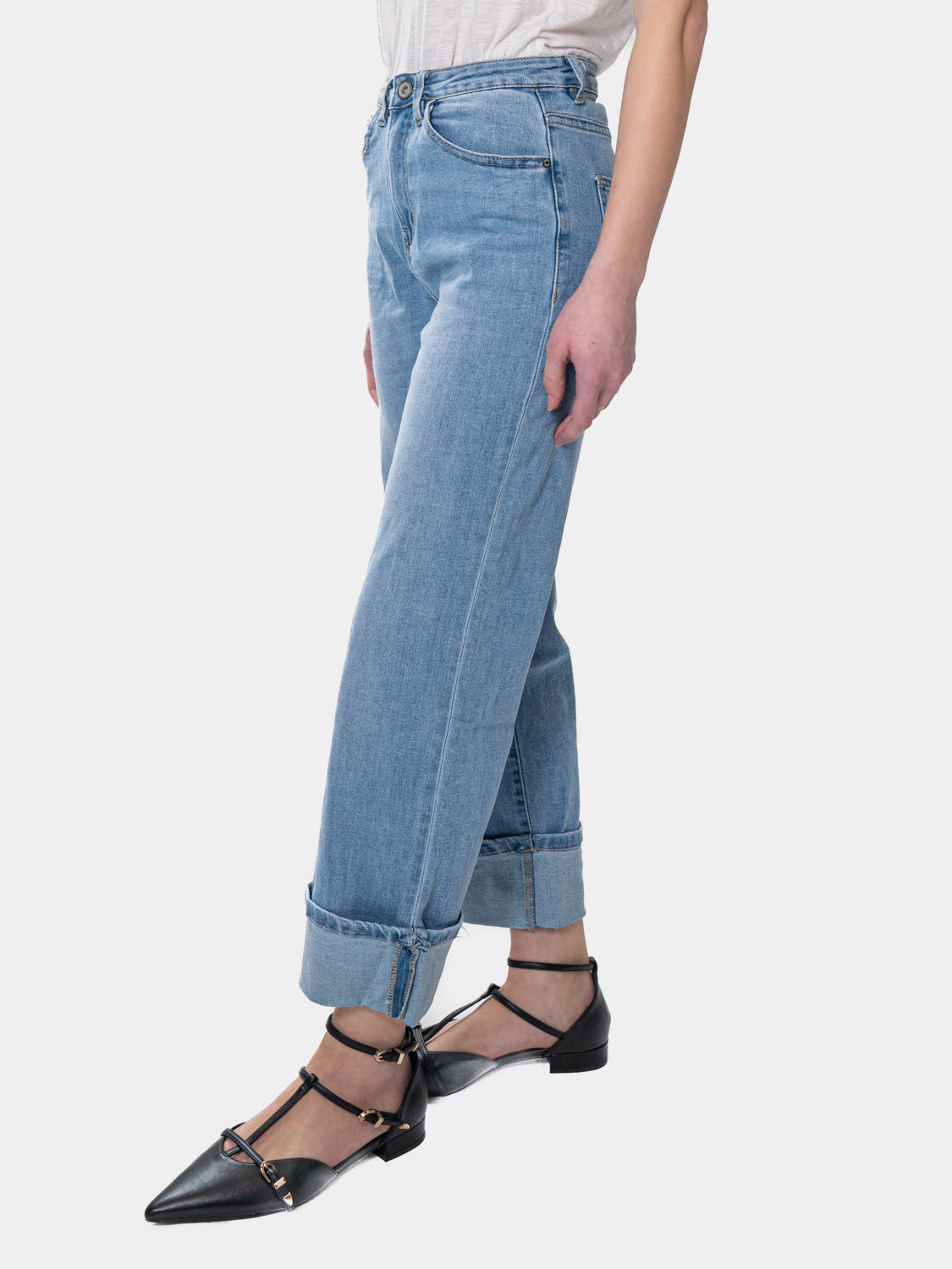 Jeans con ribalta